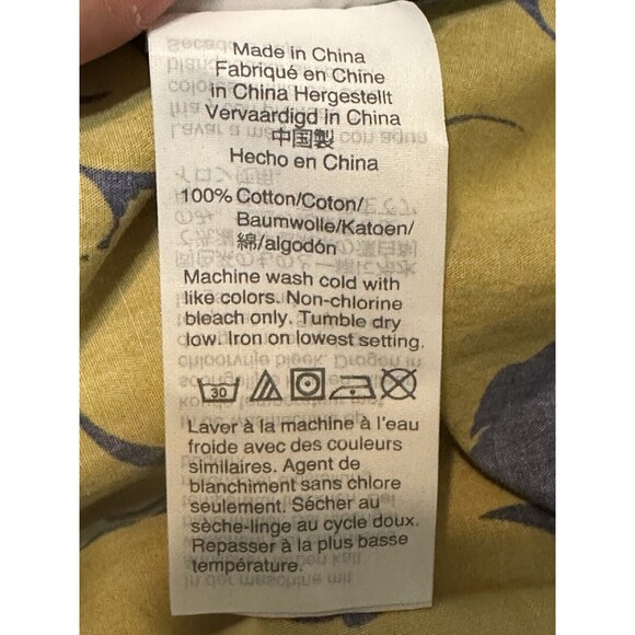 J Crew Size XS Rufflefit Fit Boy Shirt In Ratti® Meltin Floral Boho Art To Wear - Picture 12 of 12